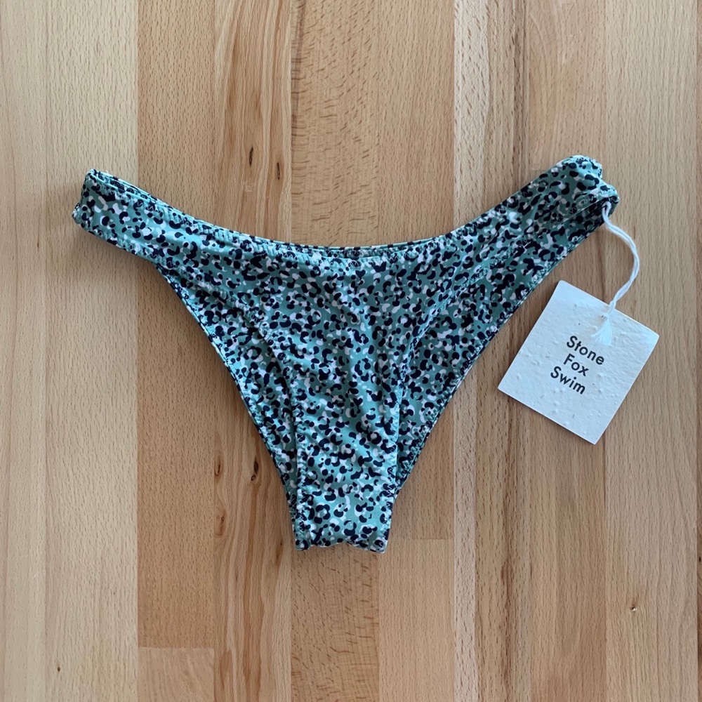 Stone Fox Swim Matcha Bowie Bottom Small NWT